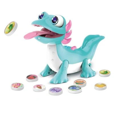 Imagen de VTech Glotón mi ajolote malote, Mascota interactiva, Juguete Educativo con Luces LED, Respuesta táctil, Actividades didácticas, Regalo niños +2 años, Versión ESP