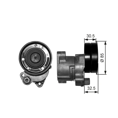 Imagen de Tensor de correa, correa auxiliar v GATES T38572
