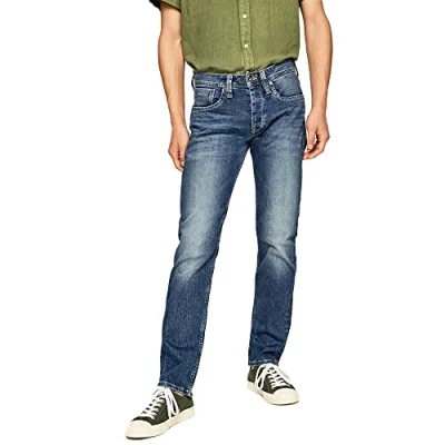 Imagen de Pepe Jeans Cash Vaqueros para Hombre Regular Fit Tiro Denim, 38W / 30L