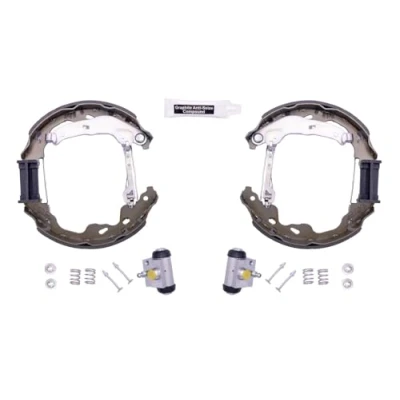 Imagen de HELLA Shoe Kit Pro 8DB 355 004 991 frenos, disco de tambor con cilindro freno rueda, accionador PEUGEOT: 107 Hatchback