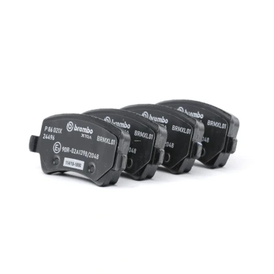 Imagen de BREMBO P 86 021X Juego de pastillas freno excl. contacto avisador desgaste con tornillos pinza accesorios VOLVO: XC60 I, S60 II