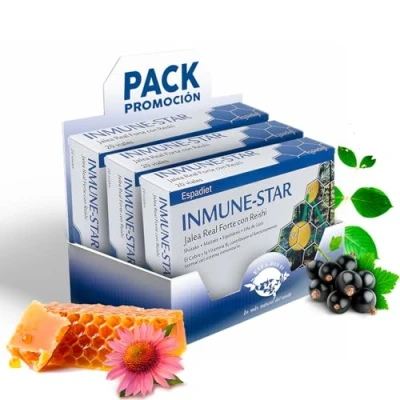 Imagen de Espadiet Pack Ahorro 3x Jalea Inmune Star Forte 20 Viales (Total Viales)