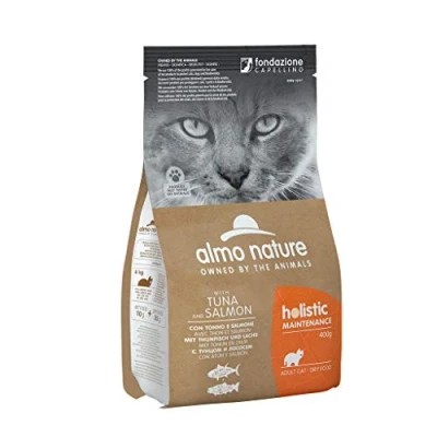 Imagen de Almo Nature Cat Dry Holistic Adult Atun y Salmon 400G 400 g