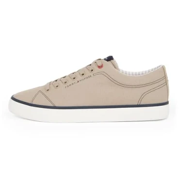 Imagen de Tommy Hilfiger Sneaker con suela vulcanizada Hombre Core Ithaca Low Top, Beige (Beige), 41