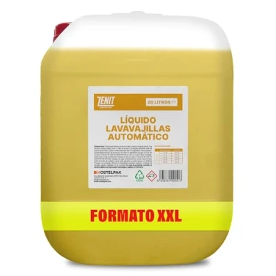 Imagen de Hostelpak 20L líquido lavavajillas automático, Limpieza profunda, Eficaz contra todo tipo de suciedad, Detergente maquinas
