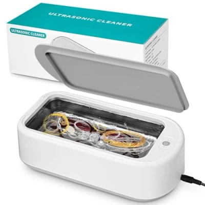 Imagen de Limpiador Ultrasonidos Dental 45 kHz 640 ml Limpieza Ultrasonic Cleaner Ultrasónico 360 Gafas Aparato para Joyas Dentaduras Postizas