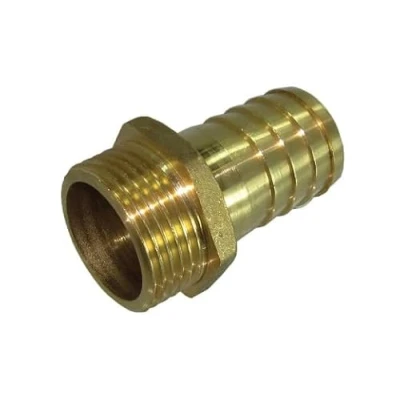 Imagen de Entronque manguera macho latón ø13mm circuitos 3/8&quot;