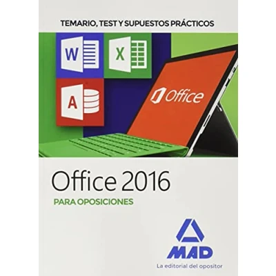 Imagen de Office 2016 para oposiciones: temario, test y supuestos prácticos