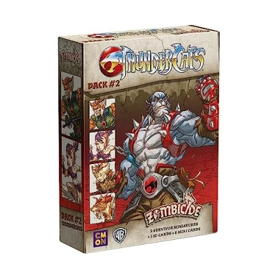 Imagen de CMON Edge Entertainment GUFPR07 Zombicide: Thundercats Pack 2 Juego de Miniaturas, en Multilenguaje, Incluye Español