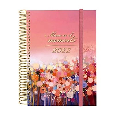 Imagen de Finocam Espiral Design Collection Momento Agenda Enero 2022 Diciembre (12 meses), Sobremesa E10 155x212 mm,