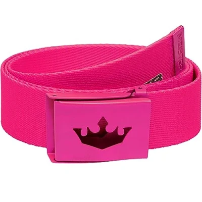 Imagen de Meister Player Cinturón de Golf Cinta Tejida Ajustable y Reversible Rosa Intenso