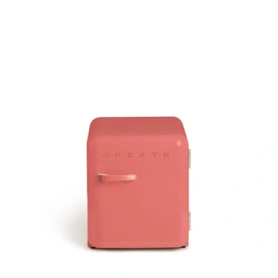 Imagen de CREATE / RETRO FRIDGE 50 TERRACOTA/Frigorífico terracota maneta 85W, minibar, un estante, diseño retro, cm, dos repisas, capacidad de 48L, bajo consumo, 50x44x49,8 cm