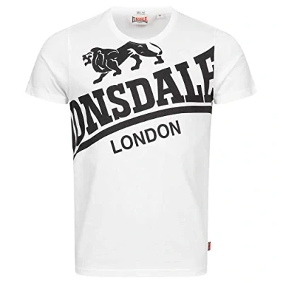 Imagen de Lonsdale Symondsbury Camiseta, Negro/Blanco, L para Hombre