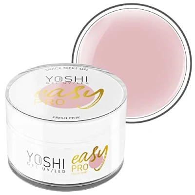 Imagen de Yoshi Jelly PRO gel uñas 50 ml Manicura flexible UV Profesional constructor para y LED de Rosa