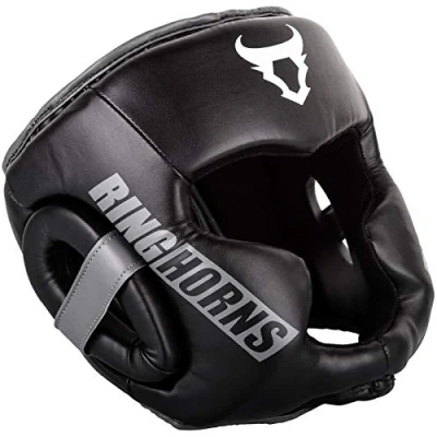 Imagen de Ringhorns Charger Cascos de Boxeo, Unisex Adulto, Negro, Talla única
