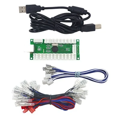 Imagen de SJJX Zero Delay USB Encoder LED Joystick Kit Arcade DIY Controller For PC Retropie Raspberry Pi MAME