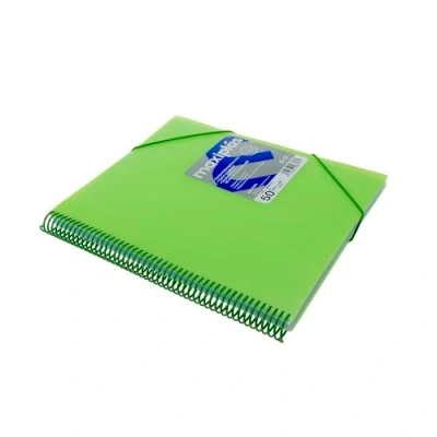 Imagen de Grafoplas CARPETA 50 FUNDAS MAXIPLAS TRANS VERDE