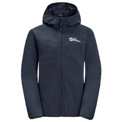 Imagen de Jack Wolfskin Veste Solyd K Chaqueta Softshell, Azul noche, 92 para Niños