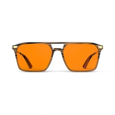 Imagen de Goiteia Gafas bloqueo de luz azul al 100% naranja juego con tinte ámbar para un mejor sueño, alivio la fatiga ocular y sensibilidad a