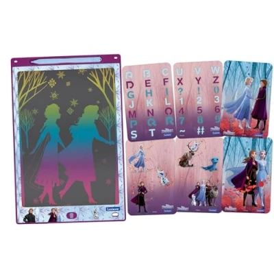 Imagen de Lexibook CRT10FZ Bloque, Frozen, Pizarra Mágica, Juguete Artístico y Creativo Niñas, Formato A4 con Dibujos Multicolores, Violeta/Azul, Color Super Espeso, (CRT10FZ)