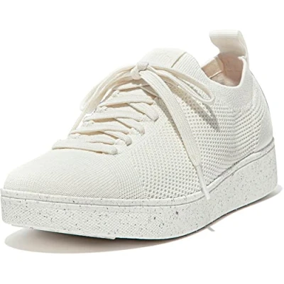 Imagen de Fitflop Rally e01 Multi Knit Trainers, Zapatillas Mujer, Cream, 36 EU