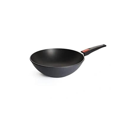 Imagen de Woll 11030DPI Diamond Lite Sartén de inducción para Wok, diámetro 30 cm, 10 cm Altura, con Mango extraíble