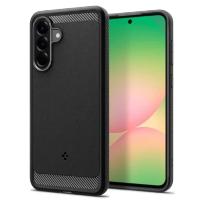 Imagen de Spigen Funda Rugged Armor Compatible con Samsung Galaxy A56 5G Negro Mate
