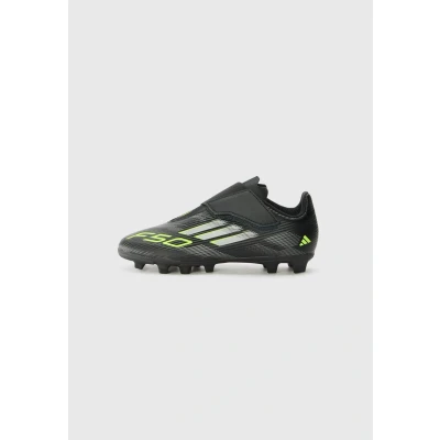 Imagen de adidas Performance F50 CLUB Unisex Botas de fútbol con tacos core black/iron metalcoloured/lucid lemon para niños, Talla: 35.5 Zapatos