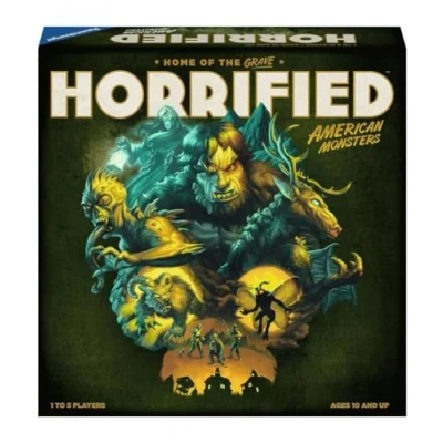 Imagen de Ravensburger Horrified: American Monsters Juego de Mesa Estrategia inmersiva para Adultos y niños 10 años a Partir 1 5 Jugadores