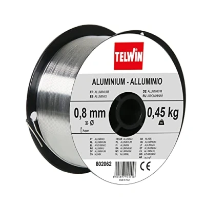 Imagen de Telwin 802062 Bobina de hilo aluminio Ø 0,8 (0,45 kg), Gris