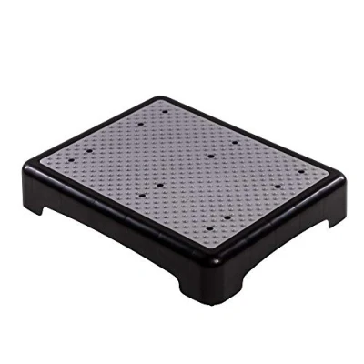 Imagen de UPP escalón Antideslizante, para Interior o Exterior I Taburete de baño niños Adultos Mayores peldaño regulador Altura, Estable y Seguro (50 x 40 10 cm, Peso hasta 200kg)