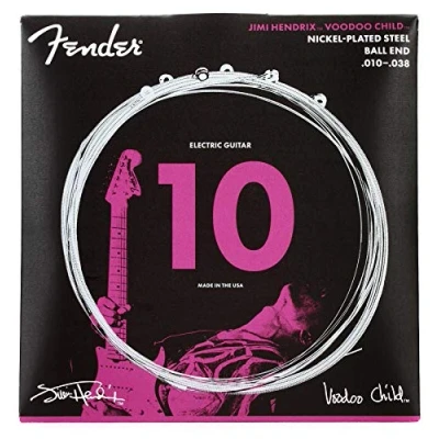 Imagen de Fender 073 0250 609 Jimi Hendrix Voodoo Child NPS Ball End Strings 010 038