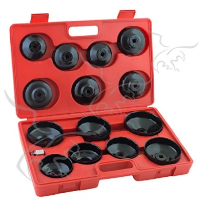Imagen de LLAVES Y CAZOLETAS PARA EXTRAER FILTROS DE ACEITE 16 PIEZAS