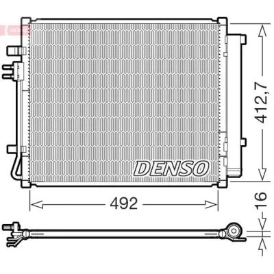 Imagen de Condensador, aire acondicionado DENSO DCN43015