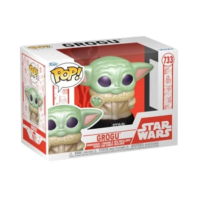 Imagen de Funko Pop! Star Wars: Holiday Grogu (The Child, Baby Yoda) ​ Figura de Vinilo Coleccionable Idea Regalo Mercancia Oficial Juguetes para Niños y Adultos Movies Fans