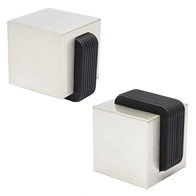 Imagen de WAGNER Tope para la Puerta SCREW, de Puerta, Protector Pared 40 x 45 mm Metal, Goma Termoplástica, Incluye Taco y Tornillo, Negro 15516211