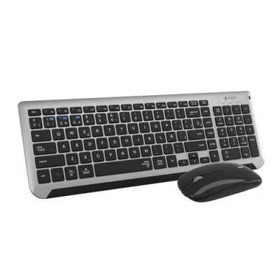 Imagen de Teclado + Ratón Subblim Combo Dual Prestige Extended Gris/negro
