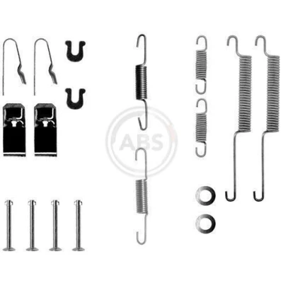 Imagen de A.B.S. 0654Q Juego de accesorios, zapatas freno HONDA: CIVIC 6 Hatchback, Fastback, 5 Coupe norauto, oscaro, mister auto