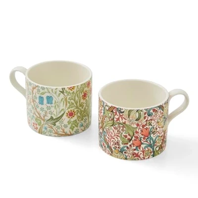 Imagen de Morris &amp; Co. Blackthorn Golden Lilly Juego de 2 tazas