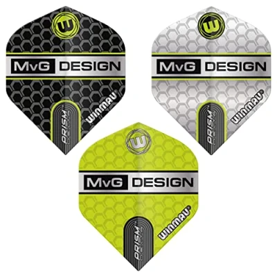 Imagen de WINMAU Michael Van Gerwen Specialist MVG Design Dart Flight Pack