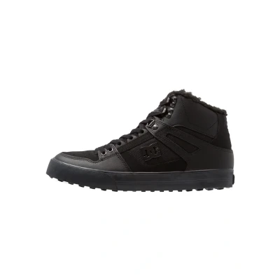 Imagen de DC Shoes PURE Unisex Botines con cordones, Talla: 43, Black Piel/tela