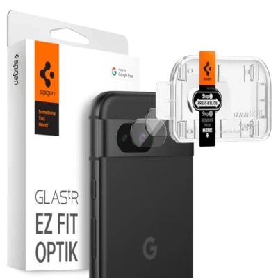 Imagen de Spigen EZ Fit Cristal Templado Clear Protector De Pantalla Camera Google Pixel 8a