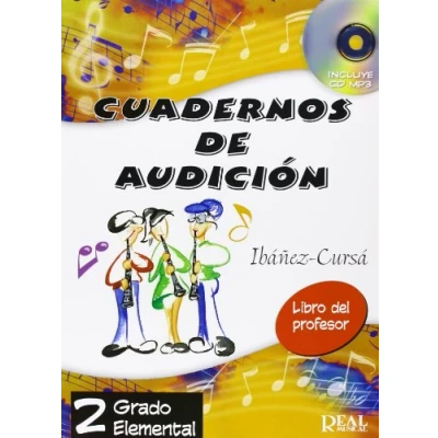 Imagen de Cuadernos de Audición, 2 Grado Elemental (Libro del Profesor) (RM Audicion)