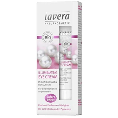 Imagen de Lavera Cuidado Facial Iluminador Crema de ojos perla, 1er Pack (1 x 15 ml)