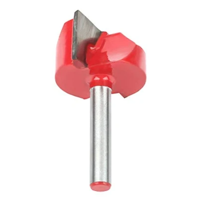 Imagen de Cepillado de superficie Limpieza inferior Broca enrutador Cortador CNC Máquina tallado Herramienta corte fresado madera (6 * 28)