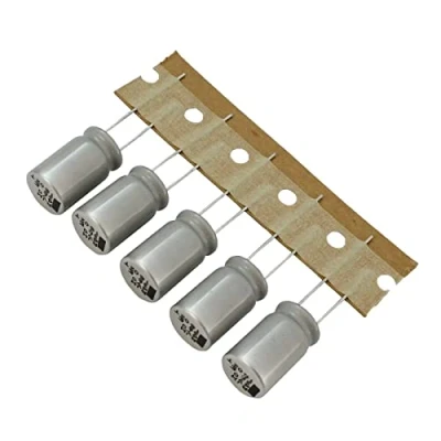 Imagen de Condensador Elko 10x radial 470µF 35V electrolítico hasta 105C 470uF de Elna