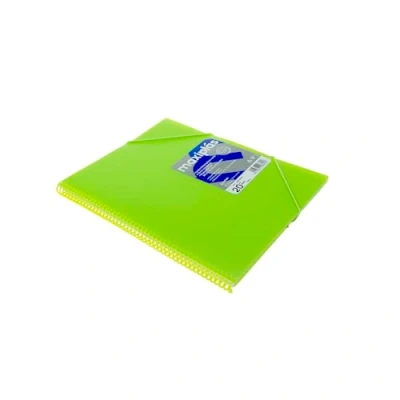 Imagen de Grafoplas CARPETA 20 FUNDAS MAXIPLAS TRANS VERDE