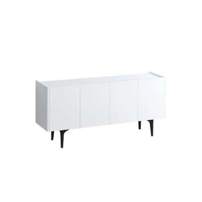 Imagen de Lawny Aparador 4 puertas 150cm Blanco Menzzo