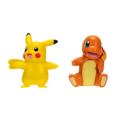 Imagen de Pokémon Battle Figure First Partner 2 Figuras de Batalla Charmander y Pikachu Pulgadas con Detalles auténticos