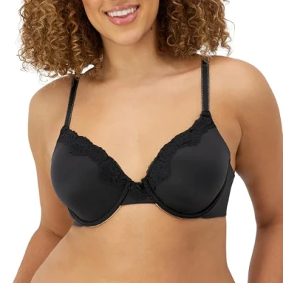 Imagen de Maidenform FULL Coverage Sujetador con aros, Mujer, Talla: 90B, Black/body beige